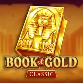 Book of Gold Classic slot visual from Playson available on gigaspinzscasino.com