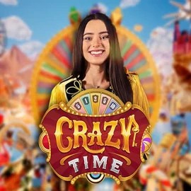 Crazy Time game by Evolution – logo hosted on Gigaspinz Casino