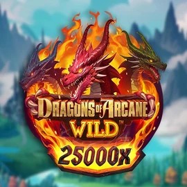 Dragons of Arcane Wild logo by Foxium at Gigaspinz Casino