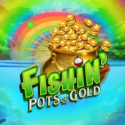 Fishin Pots Of Gold by Gameburger Studios, showcased at gigaspinzscasino.com – game logo
