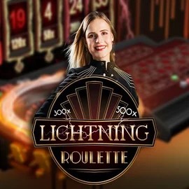 Lightning Roulette logo – Live Casino by Evolution at Gigaspinz Casino