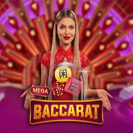 Live Casino logo of Mega Baccarat from Pragmatic Play at Gigaspinz Casino
