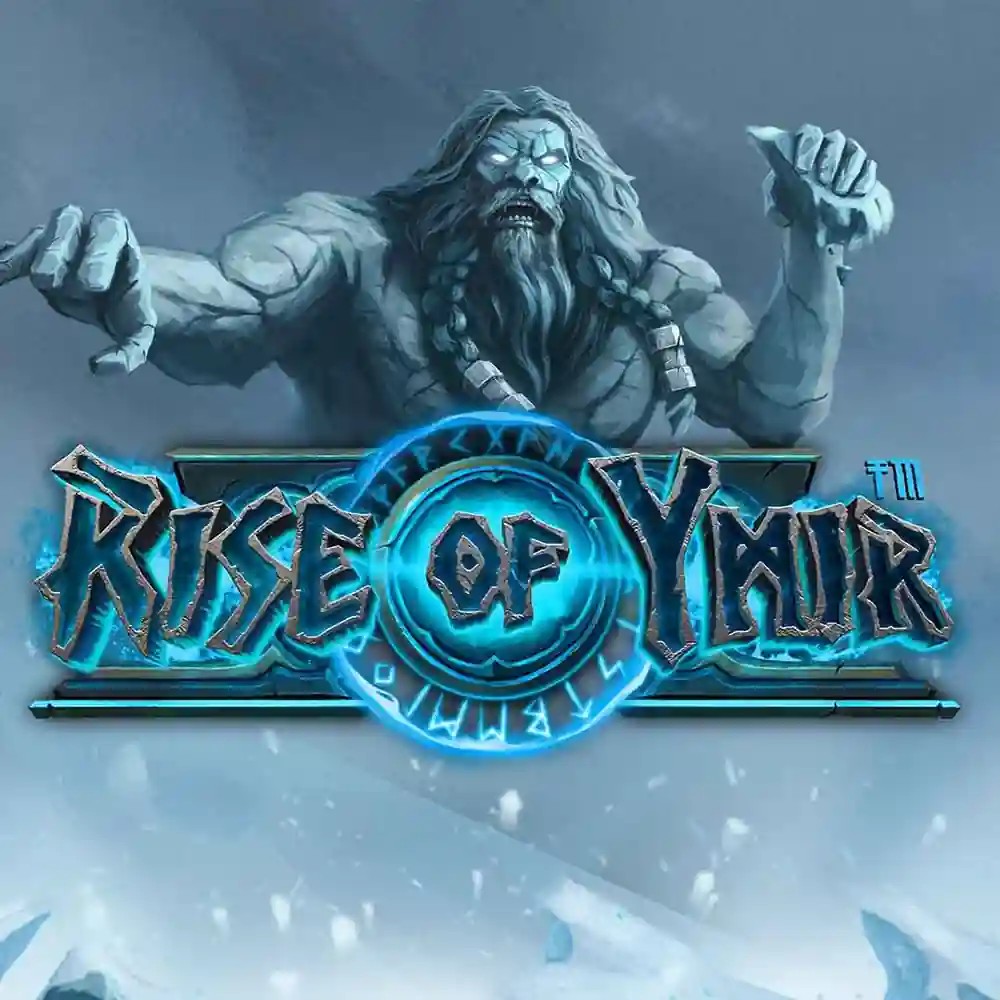Slots logo of Rise of Ymir from Hacksaw Gaming at Gigaspinz Casino