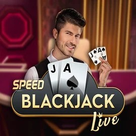 Official Live Casino logo: Speed Blackjack by Pragmatic Play at Gigaspinz Casino