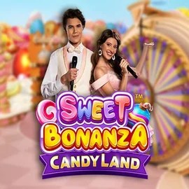 Sweet Bonanza Candy Land Live online game logo by Pragmatic Play on gigaspinzscasino.com