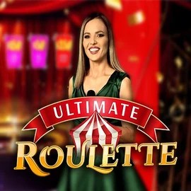 Ultimate Roulette online game logo by Ezugi on gigaspinzscasino.com